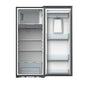 Galanz 6.5 Cu ft One Door Refrigerator, with Water Dispenser, Stainless Steel Look, Estar, New