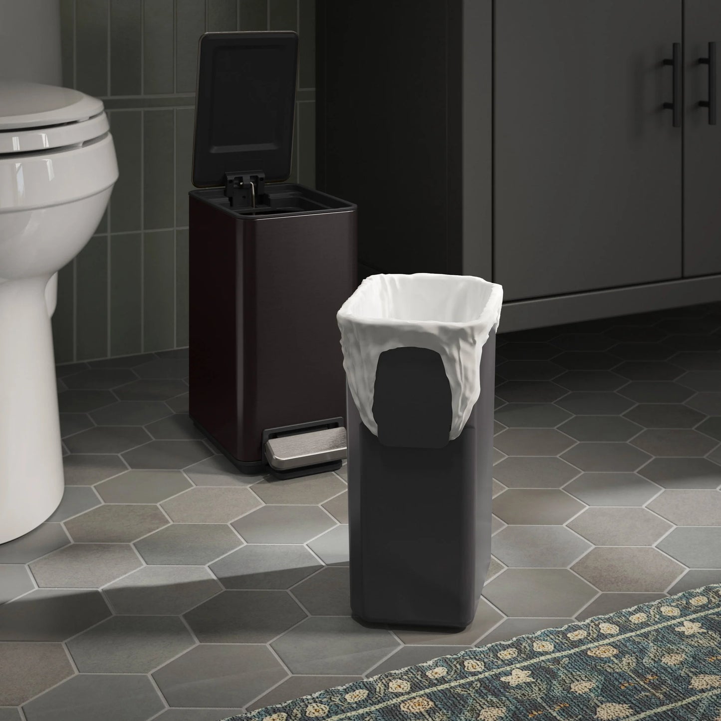Kohler 6L Step Trash Can, 2-pack