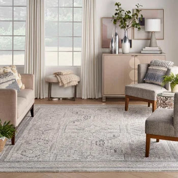 Nourison Draper Area Rug Collection, Sterling