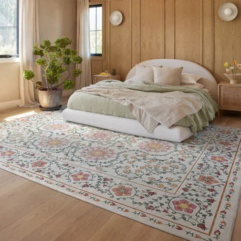 Ruggable Flatwoven Washable Suzani Rug, 8x10