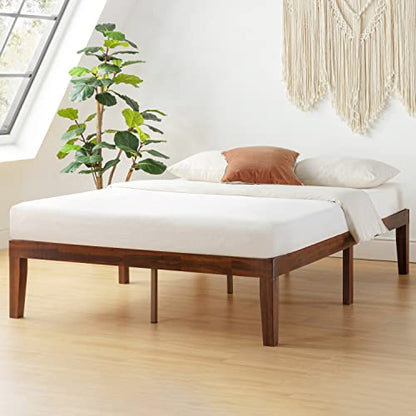 Mellow Naturalista 16 Inch Wood Bed, Espresso