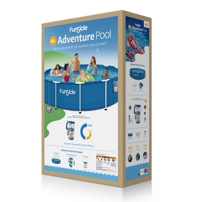 Funsicle 14ft Above Ground Pool with Pump