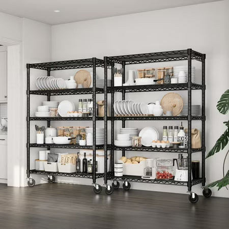 TrumanPick 5-Tier Wire Shelf, 36"W x 16"D x 76"H