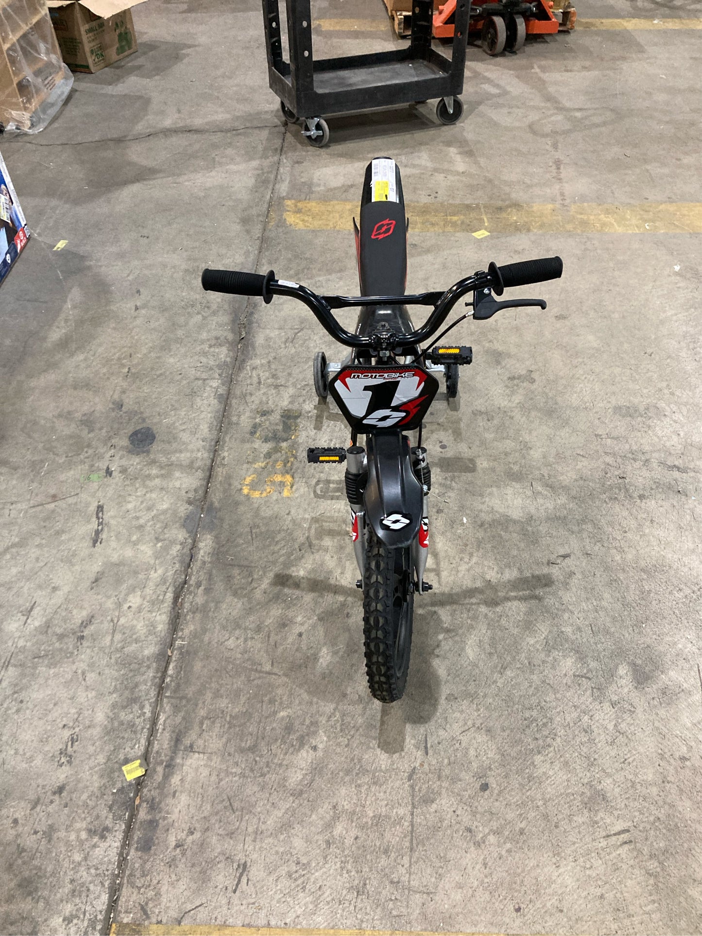 Hyper Bicycles 16" Moto Bike, 5-7, Black/Red