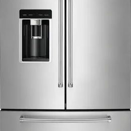 KitchenAid - 23.8 Cu. Ft. French Door Counter-Depth Refrigerator - Stainless Stee