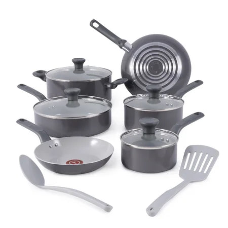 T-fal Easy Care Non-Stick Cookware Set, 12 Pc