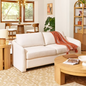 Drew 72.2" Sofa by Drew Barrymore, Cream Bouclé