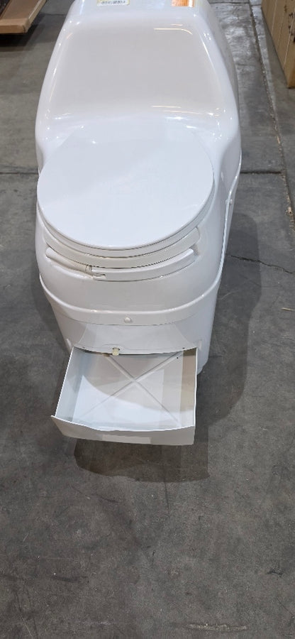 Sun-Mar Compact White Touchless Flush Toilet