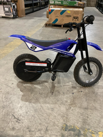 Razor Dirt Rocket MX125 - 12V Dirt Bike (Blue)