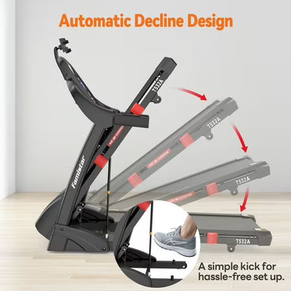 Famistar 5.1HP Folding Treadmill, Incline, App