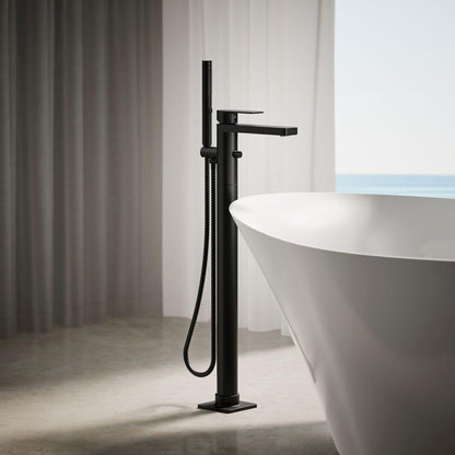 KOHLER Parallel Matte Black Bathtub Faucet