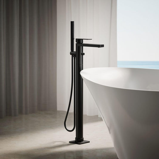 KOHLER Parallel Matte Black Bathtub Faucet