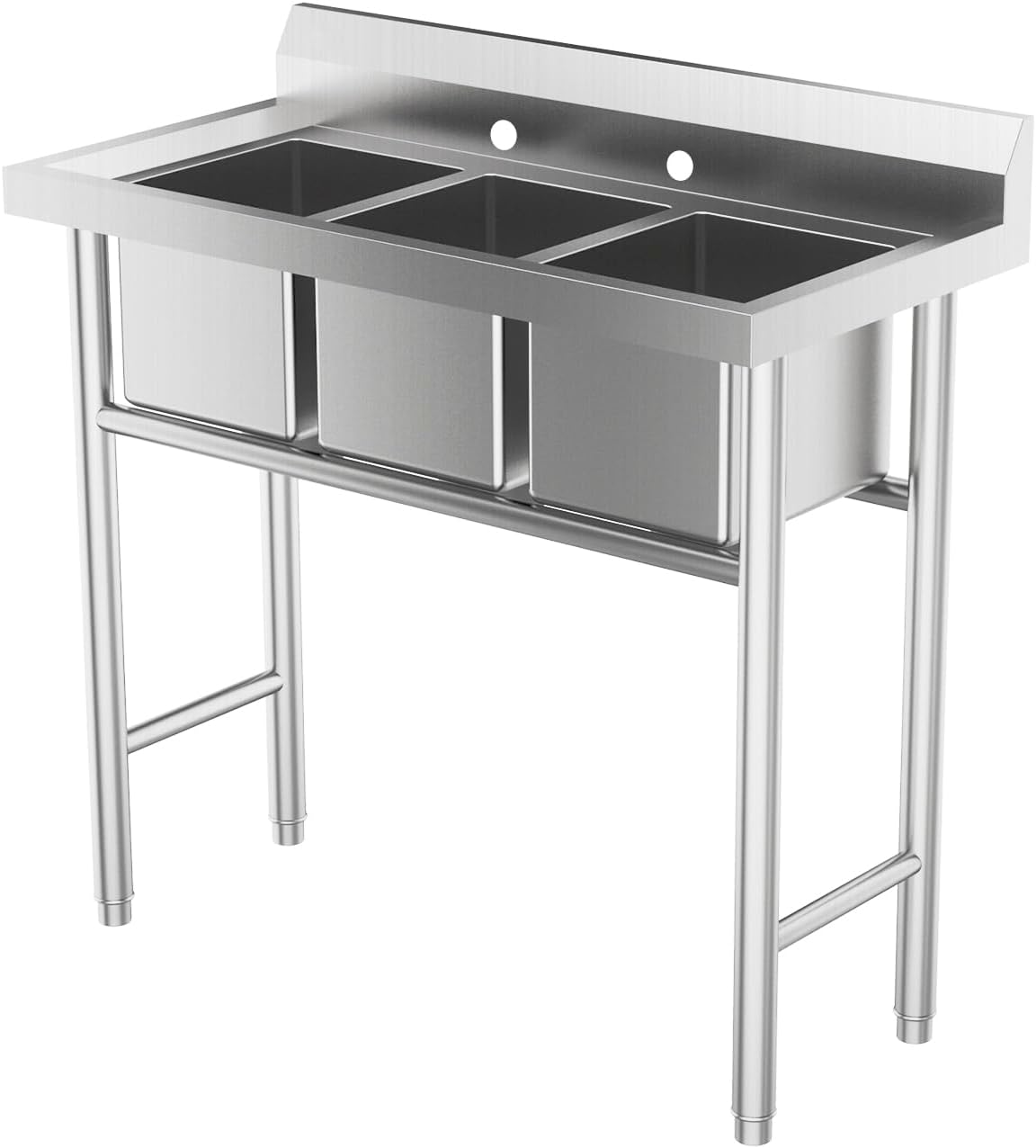 Bonnlo 3-Compartment Stainless Sink