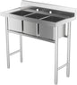 Bonnlo 3-Compartment Stainless Sink