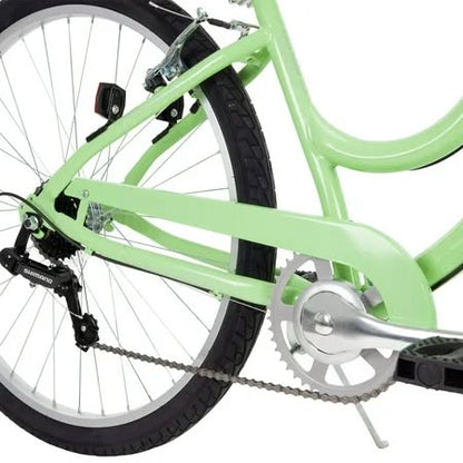 Huffy 27.5 in. Parkside Women's Comfort Bike with Perfect Fit Frame, Ages 13+ Years, Mint