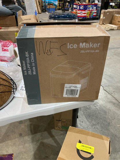 NEWBULIG Countertop Ice Maker, 9-bullet ice