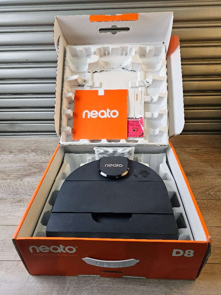 Neato D8 Intelligent Robot Vacuum Wi-Fi Connected with LIDAR Navigation in Indigo