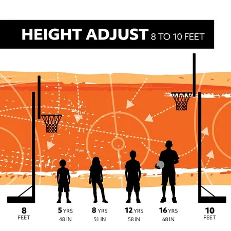 Lifetime Adjustable 46 Portable Hoop (90584)