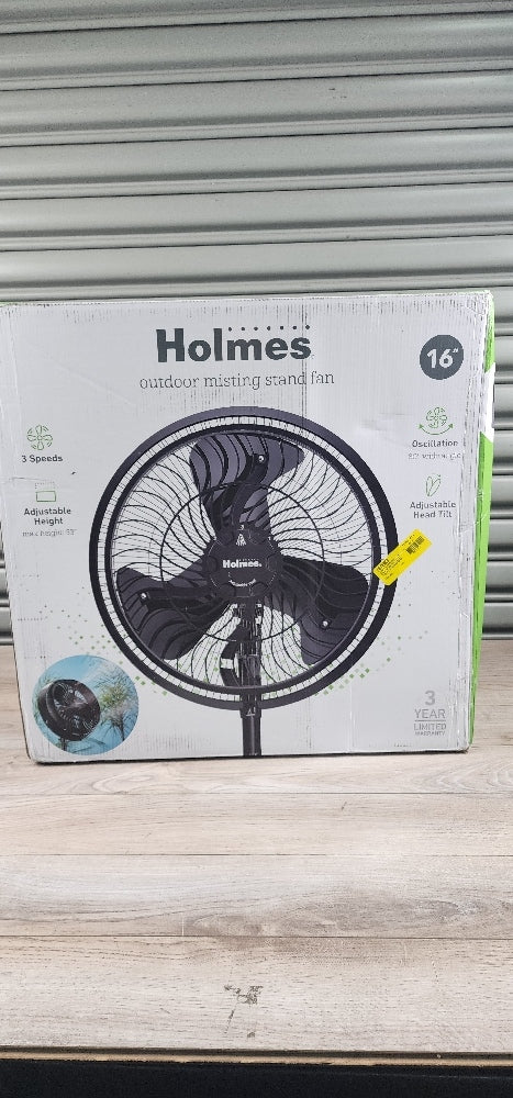 Outdoor 16-in Oscillating Misting Stand Fan