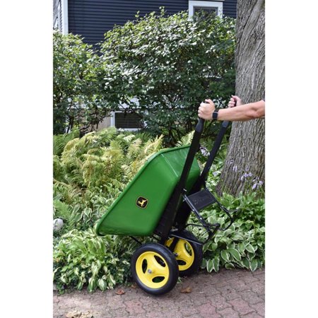 John Deere 7 cu ft. Green Steel Wheelbarrow