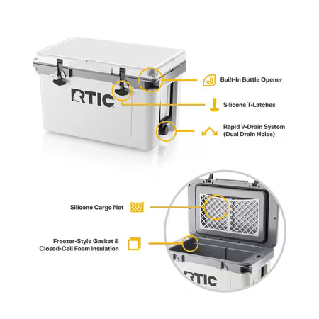 RTIC Ultra-Light 32 Qt Cooler, 48 Cans