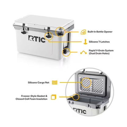 RTIC Ultra-Light 32 Qt Cooler, 48 Cans