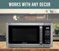 Farberware 1.3-cu ft Medium 1000-Watt Countertop Microwave (Stainless Steel)