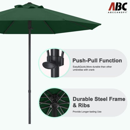 ABCCANOPY 9ft Outdoor Market Umbrella NO BASE