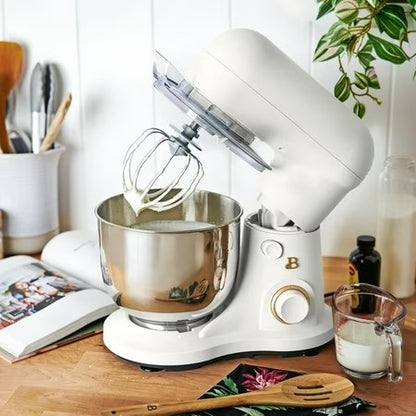 3.5 Qt Stand Mixer, White Icing with Beaters