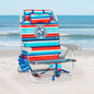 Tommy Bahama 5 Position Beach Chair, Zippered Insulated Cargo Pouch, Cup and Cell Phone Holder