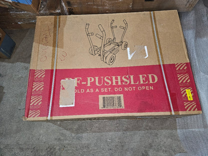 NEW BalanceFrom BF-PS Sisyphos Push Sled - 8 Adjustable Levels of Resistance