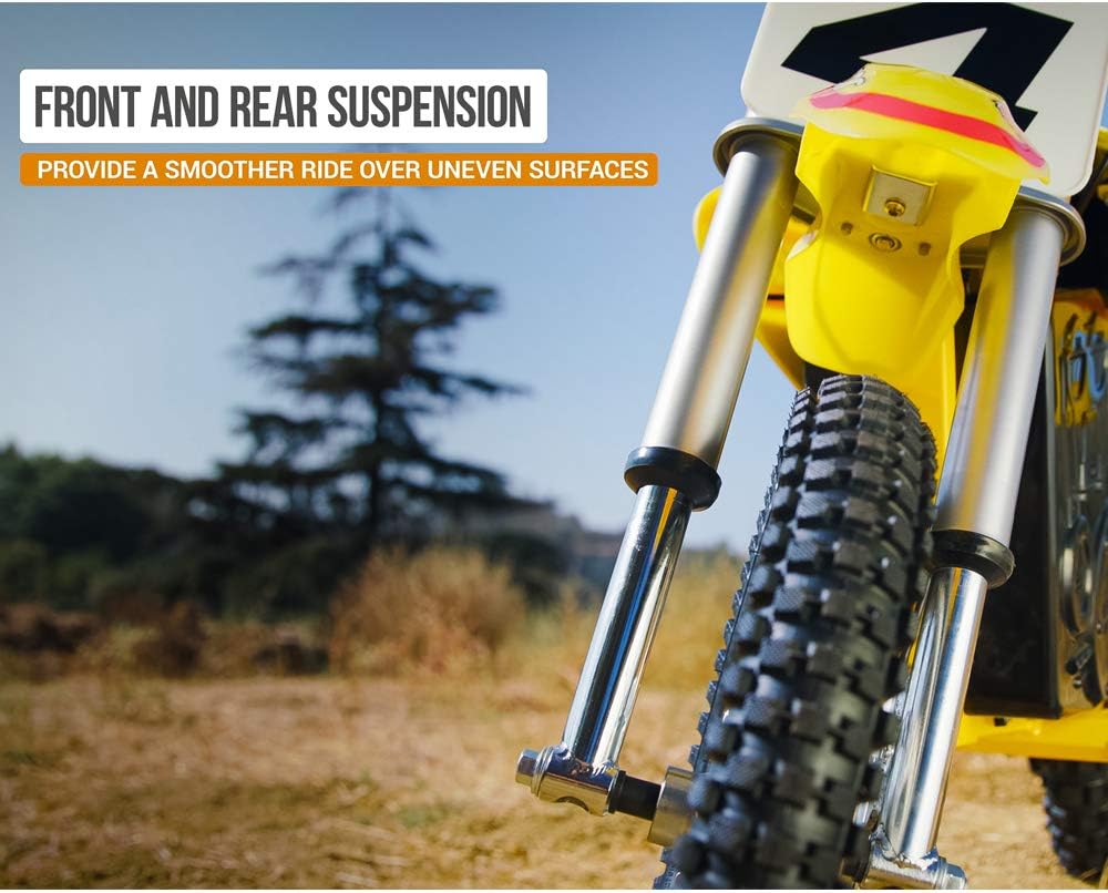 Razor MX650 Dirt Rocket Electric Motocross Off-road Bike - Yellow