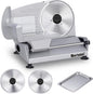 Meat Slicer Adjustable Thickness, Food Slicer Machine for Meat Cheese Bread