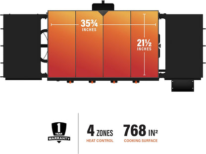 Blackstone Iron Forged 4 Burner LP Griddle