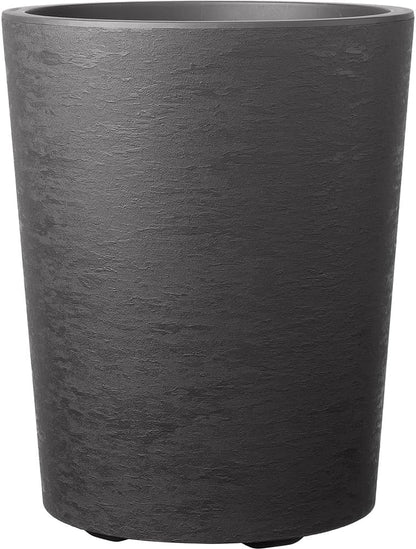 DEROMA BLACK PLANTER 21”x 17” TALL PLANTER