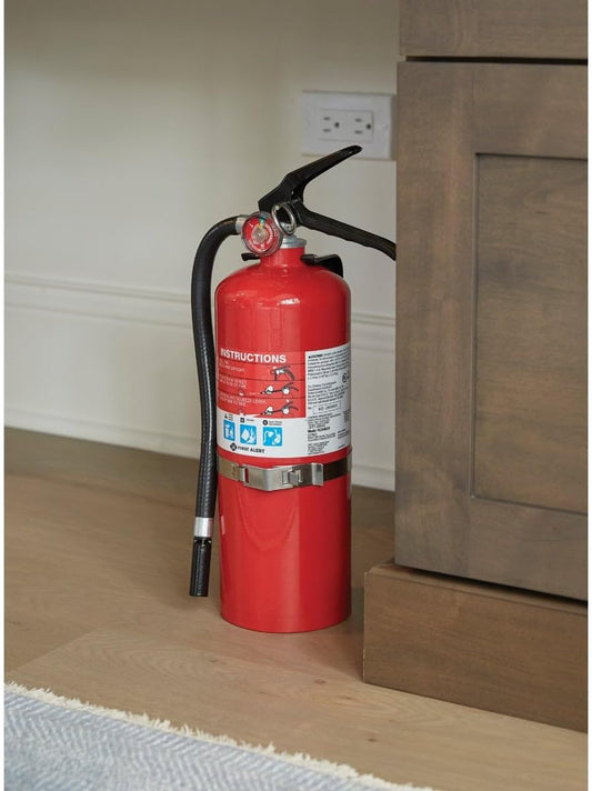 FIRST ALERT PRO5 Fire Extinguisher, Red