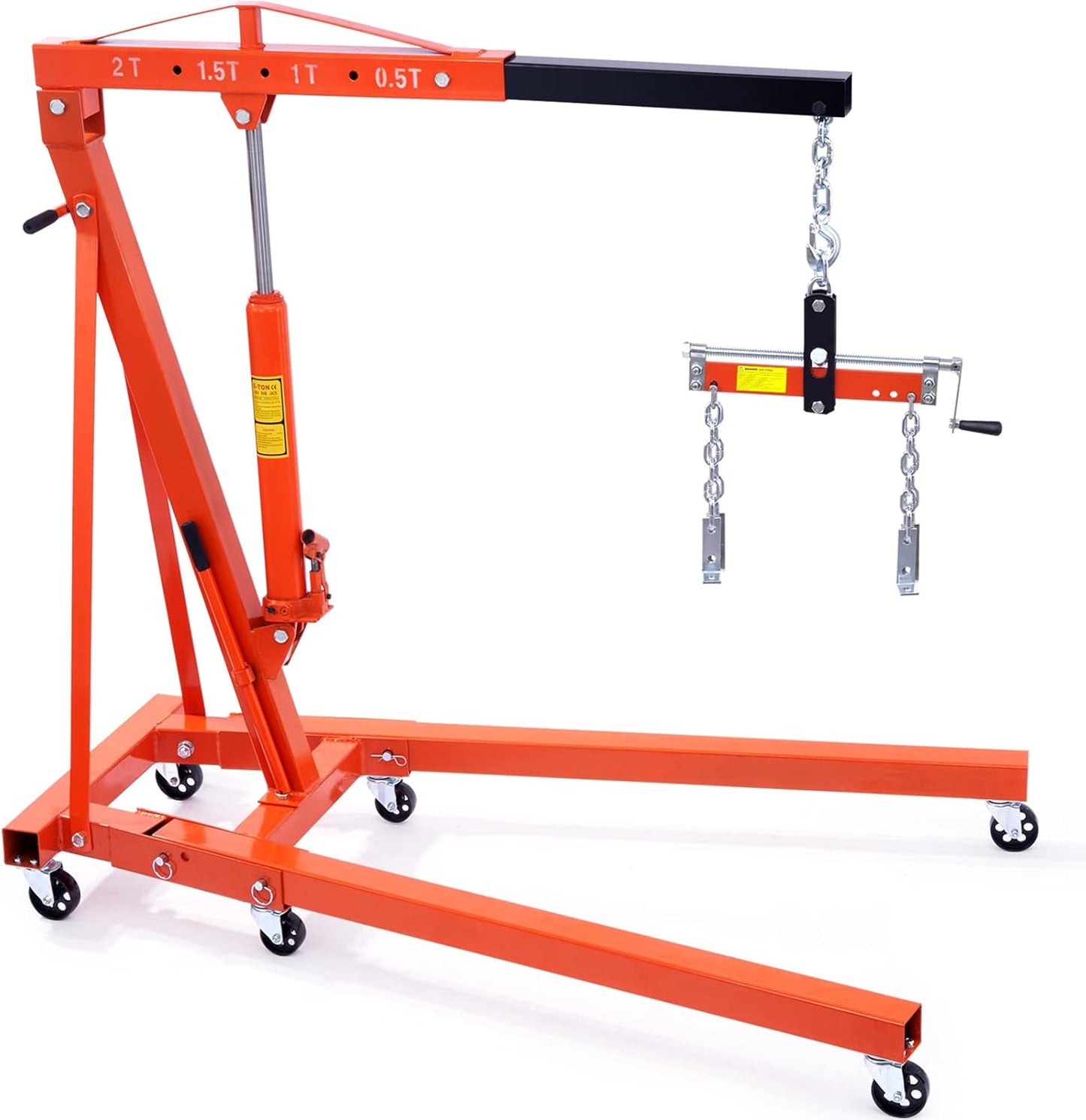 VEVOR 2 Ton Hydraulic Engine Hoist, Foldable