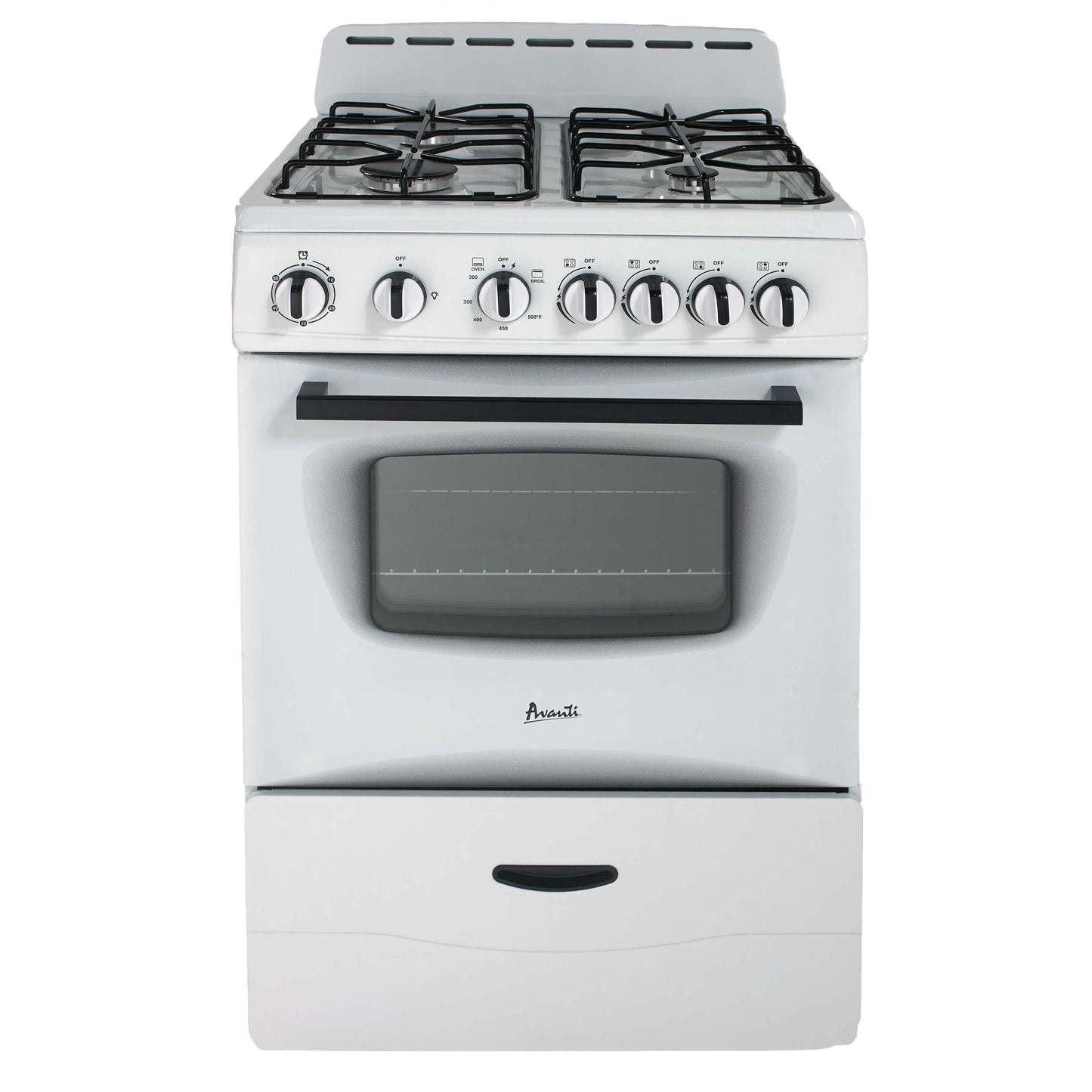 NEW Avanti 24-in 4 Burners 2.6-cu ft Freestanding Gas Range (White)