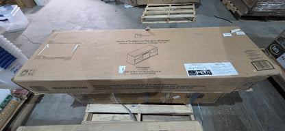 Mainstays Fireplace TV Stand for 65" TV, Walnut