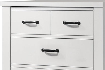 Cassini White 5-Drawer Chest