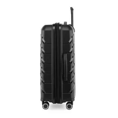 PUR by iFLY Hardside 30" Checked Luggage, Black