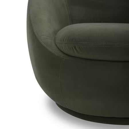 BHG Mira Olive Green Swivel Chair