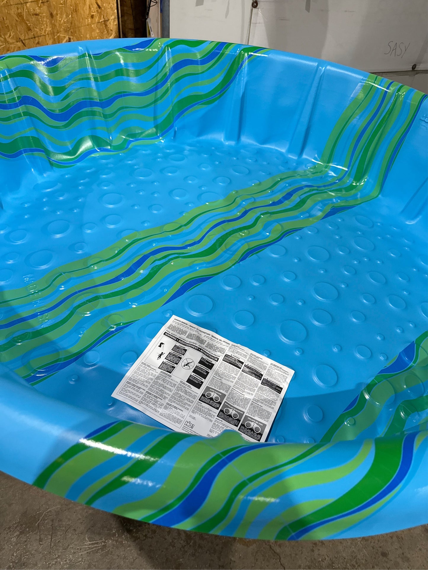 2-PACK Summer Escapes Plastic Wading Pool 11.4 in. H