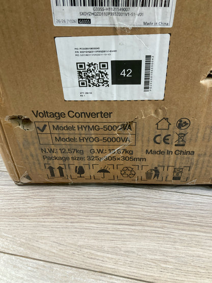 VEVOR 5000W Voltage Converter (110-220V)