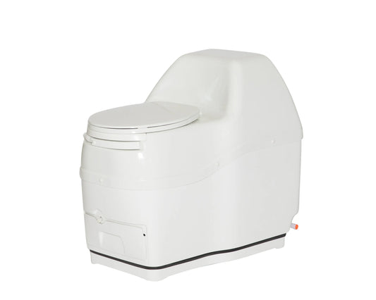 Sun-Mar Compact White Touchless Flush Toilet