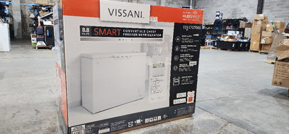 Vissani 8.8 cu. ft. Chest Freezer LED Light
