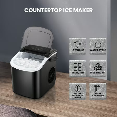 KISSAIR Countertop Ice Maker, 9 Cubes