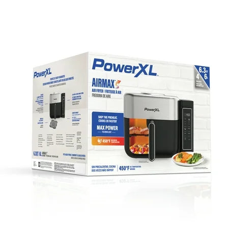 PowerXL™ 6.3Qt AIRMAX™ Air Fryer with 4 Pre-sets