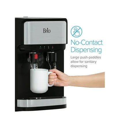 Brio CLCTPOU320UVF3P Countertop Dispenser, 19.3