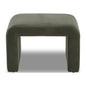 Better Homes & Gardens Velvet Ottoman, Olive